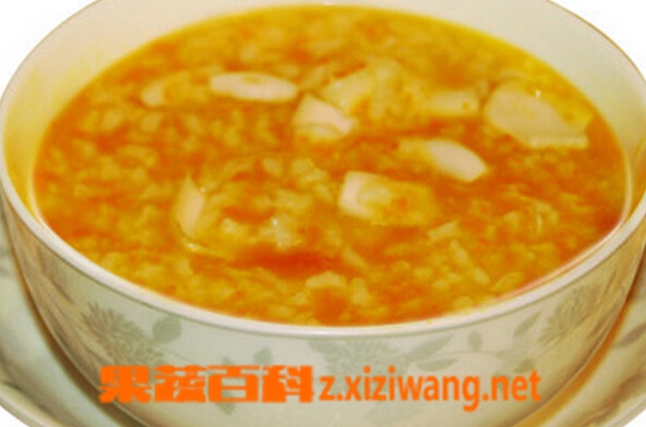 小米枸杞山药粥的材料和做法