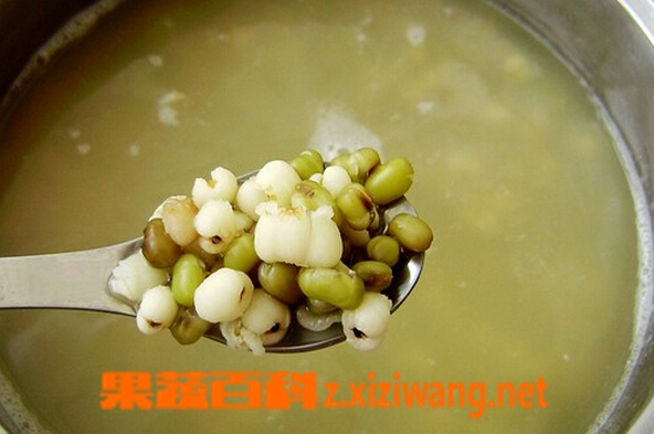 薏米绿豆粥的材料和做法