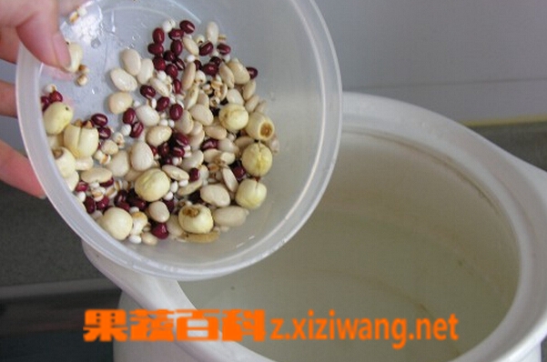 莲子薏米红豆粥功效和做法