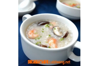 香菇鲜虾粥如何做 香菇鲜虾粥的材料和做法步骤