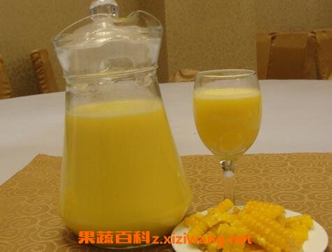 玉米汁的做法 玉米汁的功效和作用