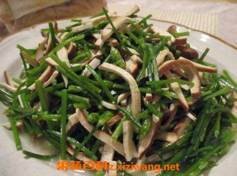 韭菜苔的食用价值与食用方法