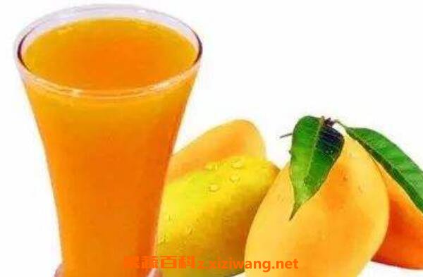 芒果汁的功效与作用 喝芒果汁的好处
